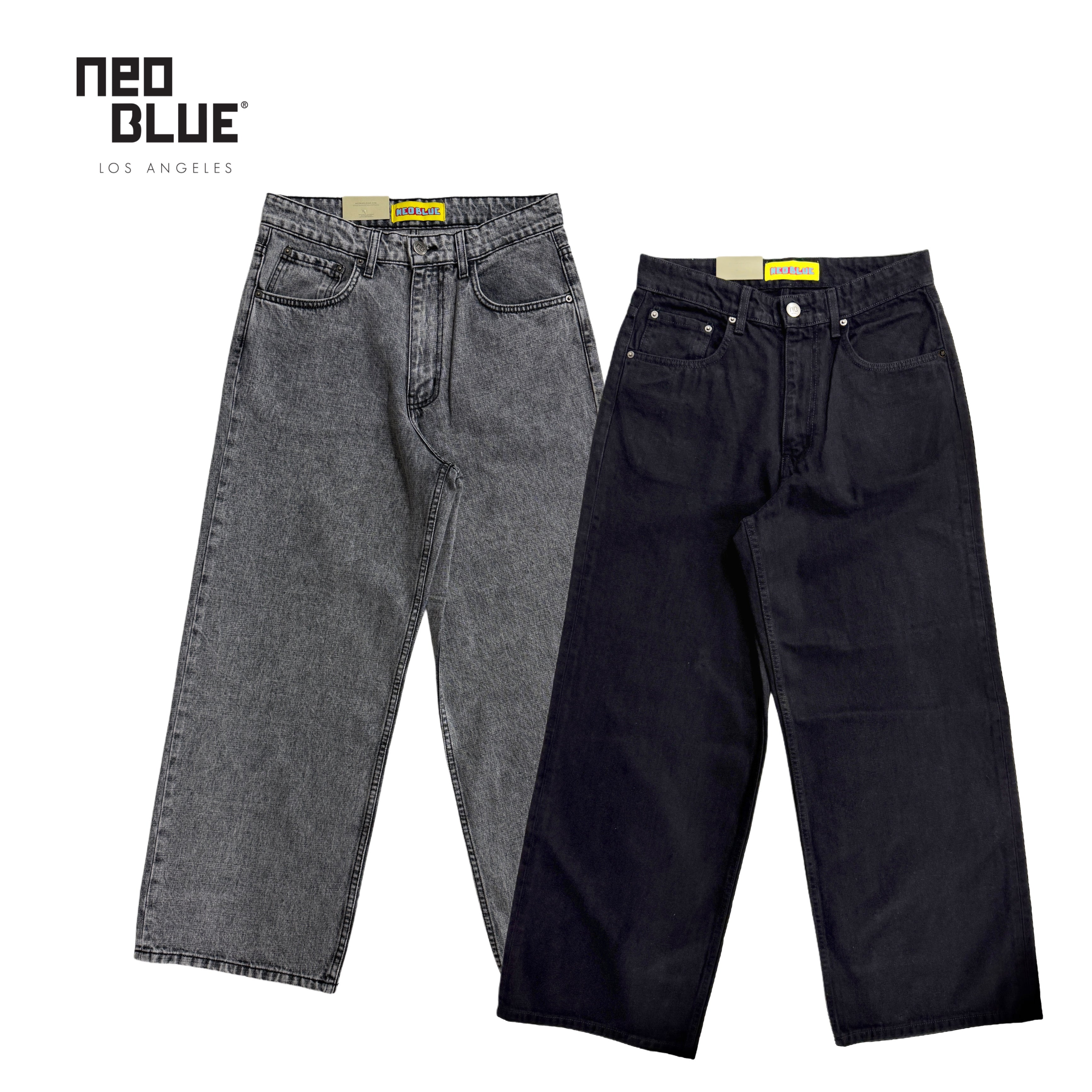 Neo Blue SUPER Baggy Jeans