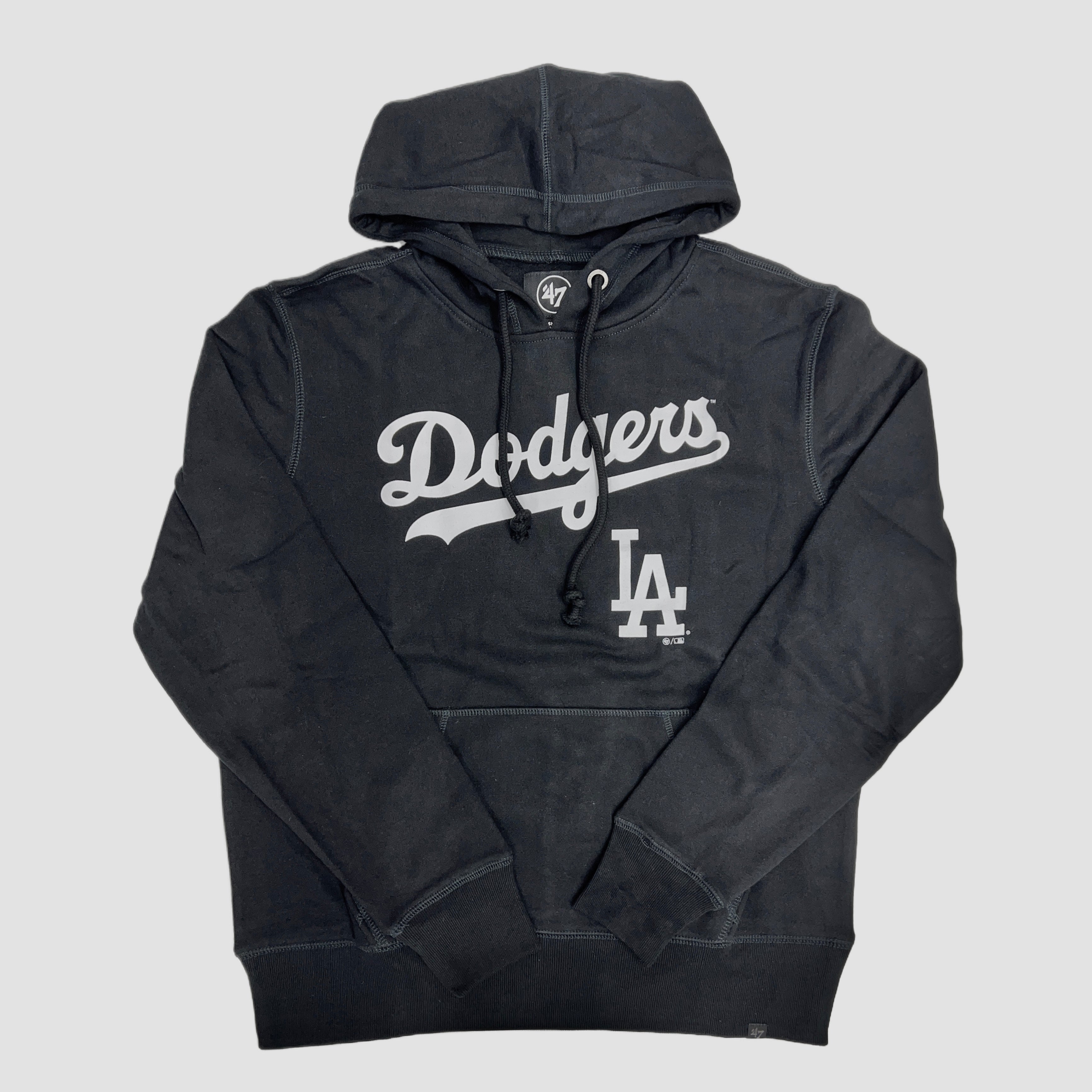 Los Angeles Dodgers Pullover Hoodie Sweatshirt - Black